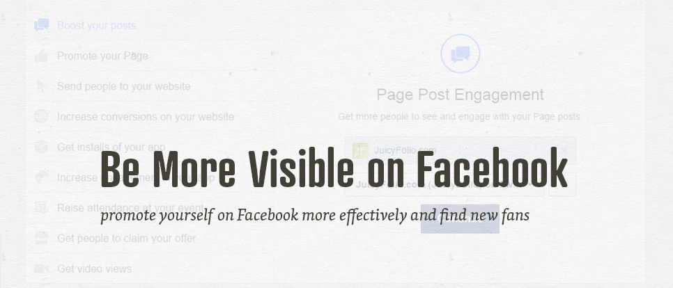 Draw more attention to your Facebook page