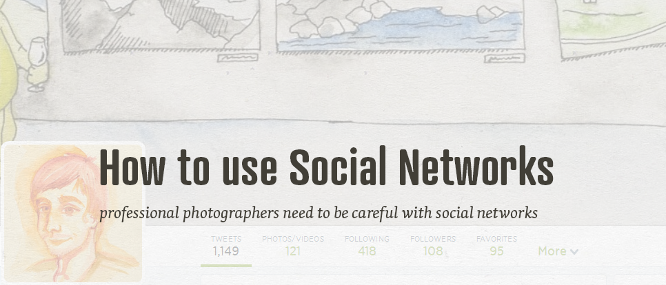 How photographers should(n't) manage social networks